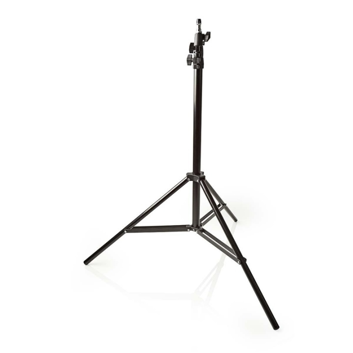 Nedis Lampstatief voor Fotostudio | Maximaal draagvermogen: 4.0 kg | Maximale werkhoogte: 260 cm | 3 Segmenten | Inclusief reistas | Aluminium | Zwart in de groep HOME ELECTRONICS / Foto & Video / Fotoapparatuur / Overige bij TP E-commerce Nordic AB (38-74533)