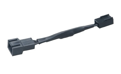 Akasa Fan speed reduction cable, 8cm, 20% reduction, 3pin, black in de groep COMPUTERS & RANDAPPARATUUR / Computeronderdelen / Koeling / Accessoires voor koeling bij TP E-commerce Nordic AB (38-74611)