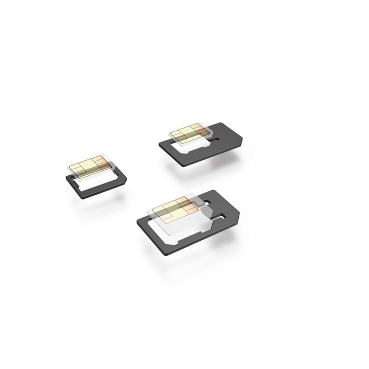 HAMA Adapter for Nano/Micro SIM/SI M Cards in de groep SMARTPHONE & TABLETS / Overige accessoires / Overige bij TP E-commerce Nordic AB (38-74957)
