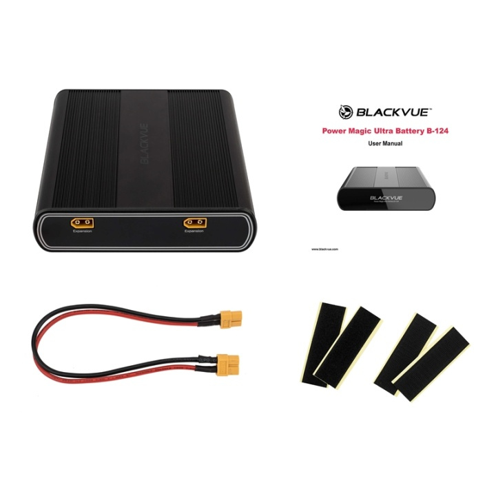 BLACKVUE Ultra Battery Extension Pack för B-124 in de groep AUTO / Autoaudio & Multimedia / Autocamera\'s, Actiecamera\'s & Accessoires / Accessoires bij TP E-commerce Nordic AB (38-74971)