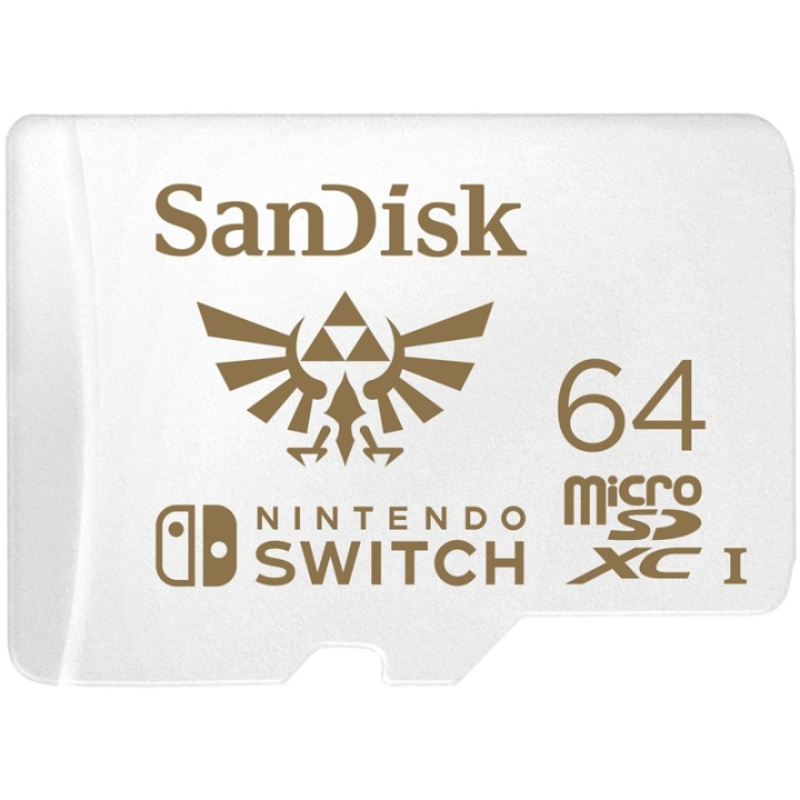 SANDISK MicroSDXC Nintendo Switch 64GB UHS-I, 100/60 in de groep HOME ELECTRONICS / Opslagmedia / Geheugenkaarten / MicroSD/HC/XC bij TP E-commerce Nordic AB (38-74987)