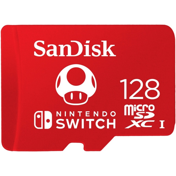 SANDISK MicroSDXC Nintendo Switch 128GB UHS-I,100/90 in de groep HOME ELECTRONICS / Opslagmedia / Geheugenkaarten / MicroSD/HC/XC bij TP E-commerce Nordic AB (38-74988)