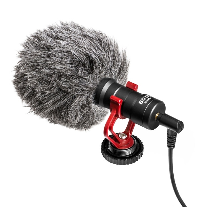 BOYA Microphone BY-MM1 Condensator 3,5mm in de groep HOME ELECTRONICS / Audio & Beeld / Handmicrofoons bij TP E-commerce Nordic AB (38-75003)
