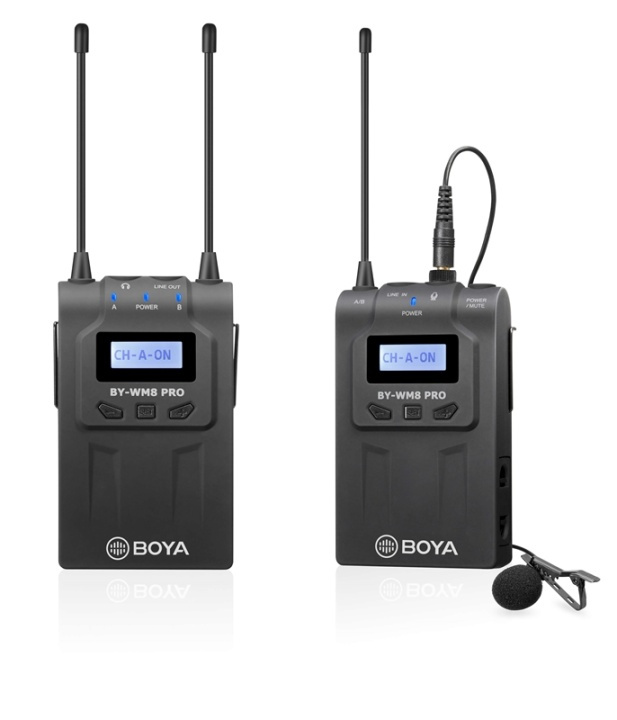 BOYA Microphone Pro-K1 Mygga Wireless 3,5mm & XLR in de groep HOME ELECTRONICS / Audio & Beeld / Handmicrofoons bij TP E-commerce Nordic AB (38-75005)