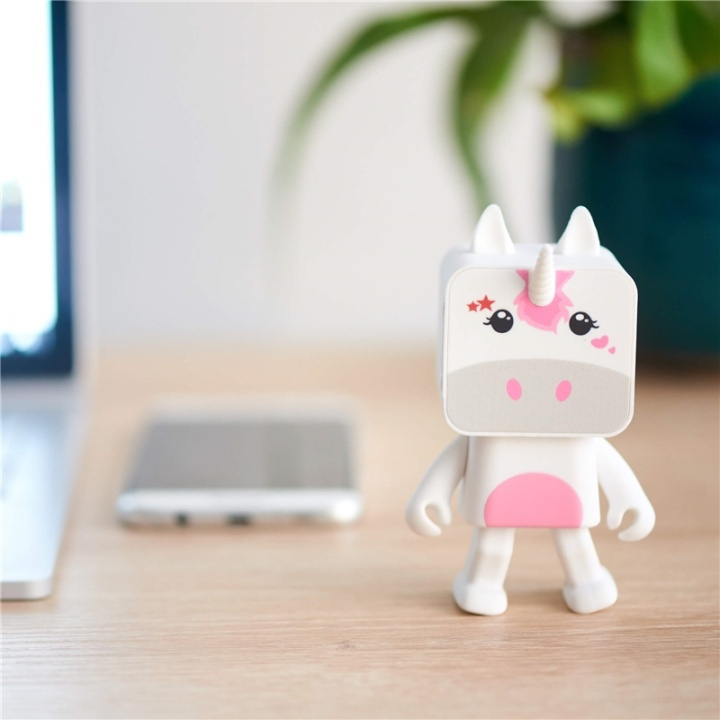 MOB Speaker Bluetooth Dancing Unicorn in de groep HOME ELECTRONICS / Audio & Beeld / Luidsprekers & accessoires / Bluetooth-luidsprekers / Draagbare luidsprekers bij TP E-commerce Nordic AB (38-75014)