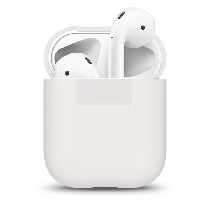 ELAGO Airpod Protective Silicon Case White in de groep HOME ELECTRONICS / Audio & Beeld / Koptelefoon & Accessoires / Accessoires bij TP E-commerce Nordic AB (38-75019)