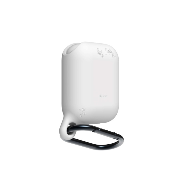 ELAGO Airpod Waterproof Hang Case White in de groep HOME ELECTRONICS / Audio & Beeld / Koptelefoon & Accessoires / Accessoires bij TP E-commerce Nordic AB (38-75026)