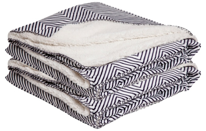 Kosta Linnewäfveri Sherpa Jannike 2-Pack Marin in de groep HUISHOUDEN & TUIN / Interieur / Plaids & dekens bij TP E-commerce Nordic AB (38-75159-MA)