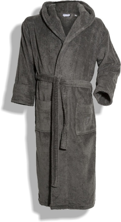 Kosta Linnewäfveri Badjas met capuchon Donkergrijs L/Xl in de groep HUISHOUDEN & TUIN / Badkamer / Badjassen bij TP E-commerce Nordic AB (38-75210-MOE)