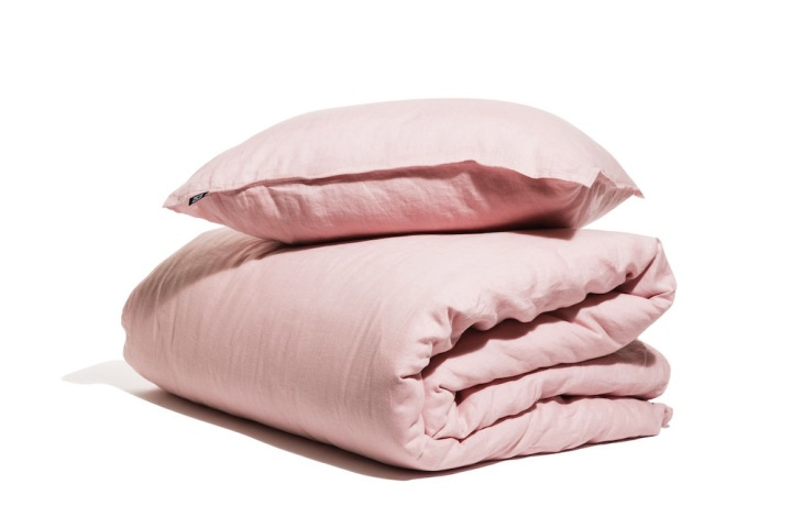 Kosta Linnewäfveri Linus Beddenset Kingsize 230X220, Roze in de groep HUISHOUDEN & TUIN / Interieur / Beddengoed bij TP E-commerce Nordic AB (38-75222-RO)