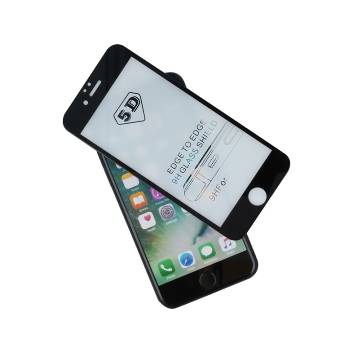 5D gehard glas screenprotector voor Huawei Mate 20 Pro - zwart frame in de groep SMARTPHONE & TABLETS / Mobielbescherming / Huawei/Honor bij TP E-commerce Nordic AB (38-75650)