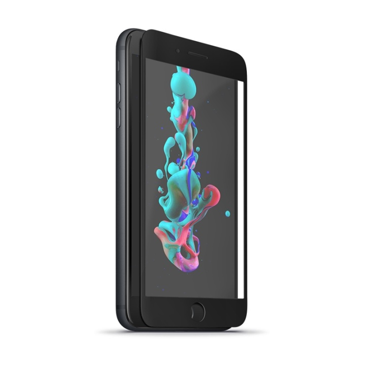 Forever 5D gehard glas screenprotector voor Samsung A8 Plus 2018 A730 - zwart frame in de groep SMARTPHONE & TABLETS / Mobielbescherming / Samsung bij TP E-commerce Nordic AB (38-75727)