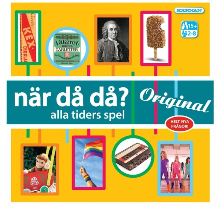 Kärnan Familjsespel När Då Då Orginal in de groep SPEELGOED, KINDER- & BABYPRODUCTEN / Speelgoed / Bordspellen / Kinderspellen bij TP E-commerce Nordic AB (38-75933)
