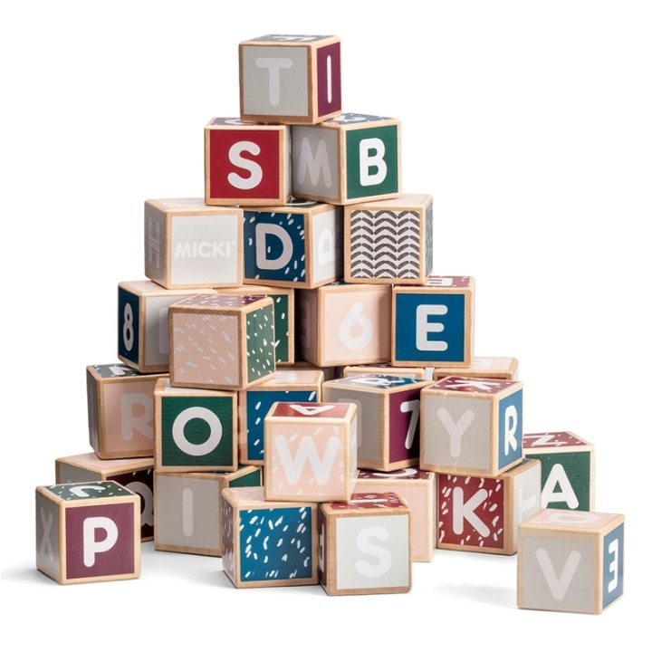 Micki Bokstavsklossar Senses 36st in de groep SPEELGOED, KINDER- & BABYPRODUCTEN / Babyspeelgoed / Activiteitenspeelgoed bij TP E-commerce Nordic AB (38-75996)