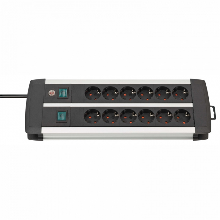 Brennenstuhl Grenuttag 12vägs 2st brytare in de groep HUISHOUDEN & TUIN / Elektriciteit & Verlichting / Stekkerblokken bij TP E-commerce Nordic AB (38-76875)