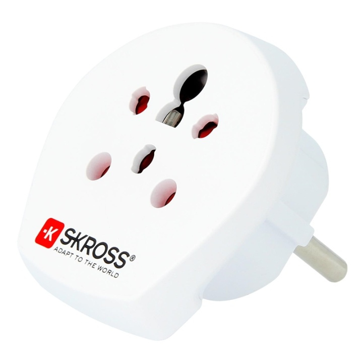 SKROSS El-Adapter Indien/DK till Eur in de groep HUISHOUDEN & TUIN / Elektriciteit & Verlichting / Reisadapters bij TP E-commerce Nordic AB (38-76915)