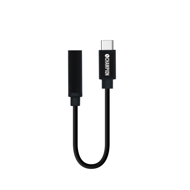 Champion USB-C till 3.5mm adapter in de groep HOME ELECTRONICS / Audio & Beeld / Koptelefoon & Accessoires / Accessoires bij TP E-commerce Nordic AB (38-76987)