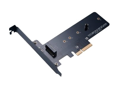 M.2 SSD to PCIe adapter card, Full height and Low profile bracket incl in de groep COMPUTERS & RANDAPPARATUUR / Computeronderdelen / Harde schijven / Chassisventilatoren bij TP E-commerce Nordic AB (38-77026)