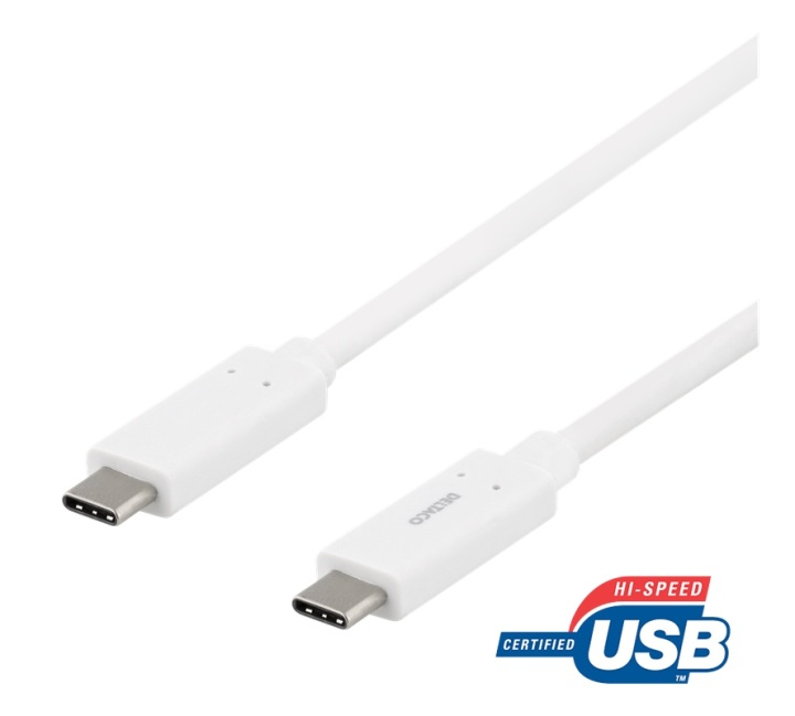 USBC 3.1 GEN2 10Gbps/3A/E-marker 0,5m in de groep SMARTPHONE & TABLETS / Opladers & Kabels / Kabels / Kabels Type C bij TP E-commerce Nordic AB (38-77094)