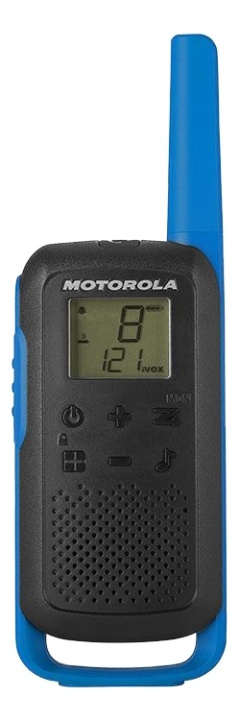 Motorola TLKR T62 Com-radio, 8 kanaler +121subtoner,2xenheter in de groep SPORT, VRIJE TIJD & HOBBY / Buitenrecreatie / Walkietalkies bij TP E-commerce Nordic AB (38-77229)