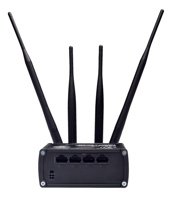 Teltonika RUT950 GSM-3G-4G router, dual sim, 4G up to 150 Mbps, black in de groep COMPUTERS & RANDAPPARATUUR / Netwerk / Routers bij TP E-commerce Nordic AB (38-77331)