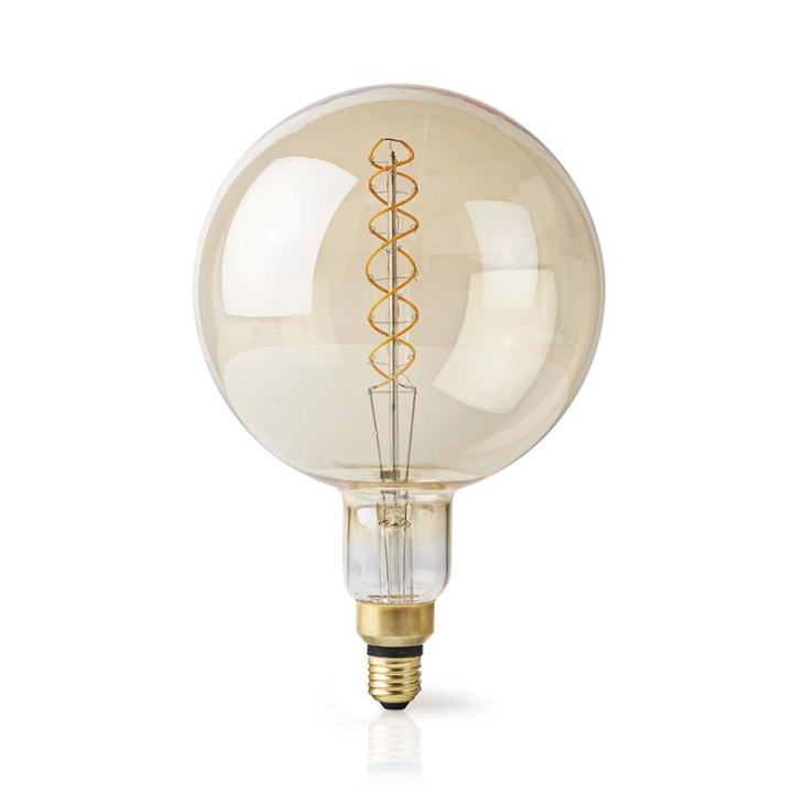 Nedis LED-Filamentlamp E27 | G200 | 5 W | 280 lm | 2000 K | Dimbaar | Warm Wit | Retrostijl | 1 Stuks in de groep HOME ELECTRONICS / Verlichting / LED-lampen bij TP E-commerce Nordic AB (38-77358)