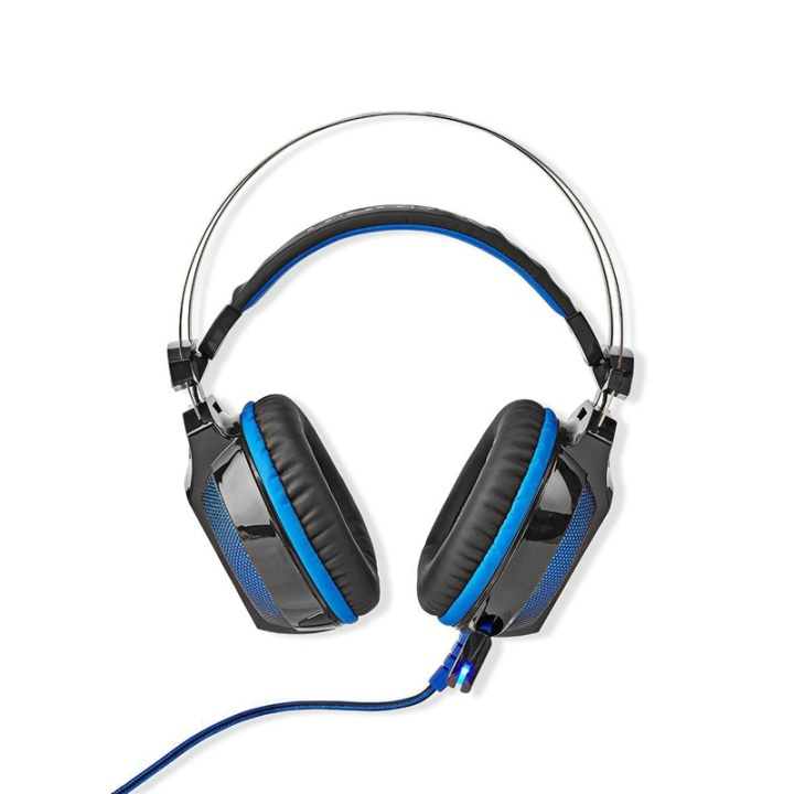 Nedis Gaming Headset | Over-Ear | Surround | USB Type-A | Buigbare en Inschuifbare Microfoon | 2.10 m | Normale Verlichting in de groep COMPUTERS & RANDAPPARATUUR / GAMING / Koptelefoon bij TP E-commerce Nordic AB (38-77449)