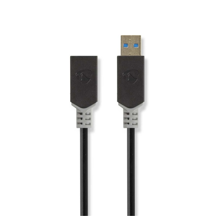 Nedis USB-C™ Adapter | USB 3.2 Gen 1 | USB-C™ Male | USB-A Female | 5 Gbps | 0.15 m | Rond | Vernikkeld | PVC | Antraciet | Doos in de groep SMARTPHONE & TABLETS / Opladers & Kabels / Kabels / Kabels Type C bij TP E-commerce Nordic AB (38-77551)