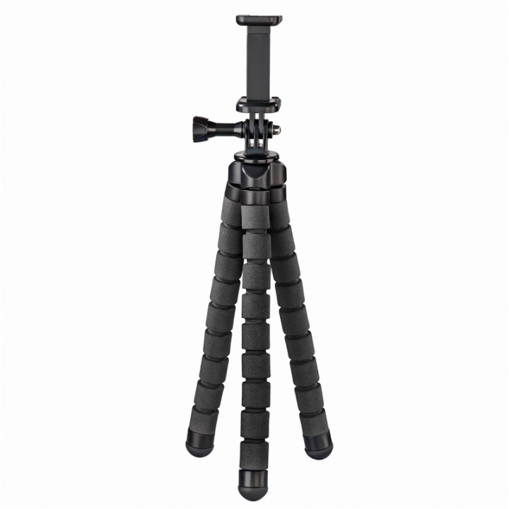 HAMA Table Tripod Flex Smartphone & GoPro 26cm Black in de groep HOME ELECTRONICS / Foto & Video / Fotoapparatuur / Statief bij TP E-commerce Nordic AB (38-77688)