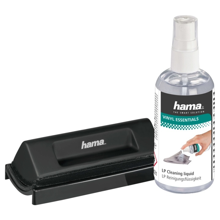 HAMA Record Cleaning Kit, brush + 100ml in de groep HOME ELECTRONICS / Audio & Beeld / Thuisbioscoop, Hifi en Draagbaar / Compacte stereo- en platenspelers bij TP E-commerce Nordic AB (38-77731)