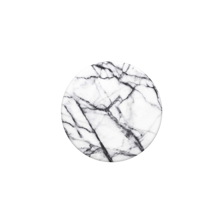 POPSOCKETS Dove White Marble Removable Grip with Standfunction in de groep SMARTPHONE & TABLETS / Overige accessoires / Popsockets bij TP E-commerce Nordic AB (38-77857)