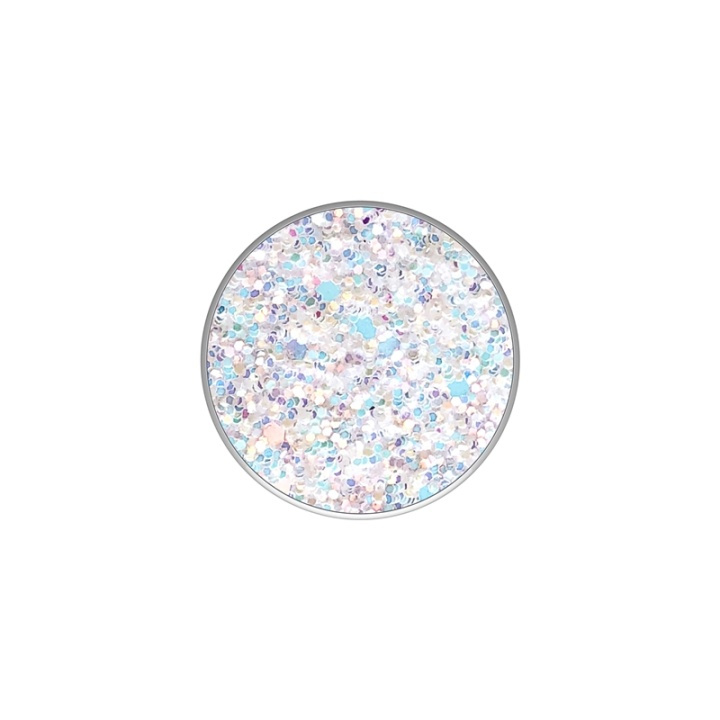 POPSOCKETS Sparkle Snow White Removable Grip with Standfunction Premium in de groep SMARTPHONE & TABLETS / Overige accessoires / Popsockets bij TP E-commerce Nordic AB (38-77881)