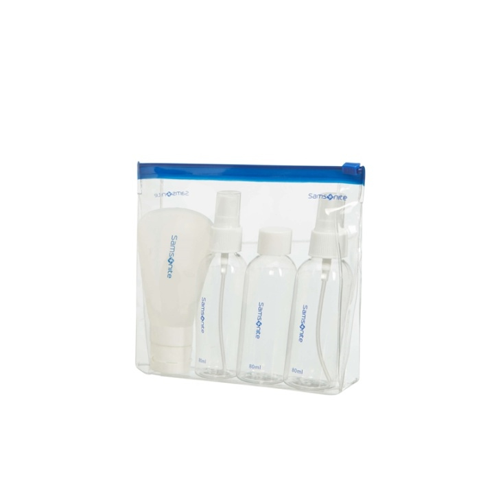 SAMSONITE Travel Acc. TOILETRY KIT BOTTLE SET PACK OF 4 in de groep SPORT, VRIJE TIJD & HOBBY / Reisaccessoires / Overige bij TP E-commerce Nordic AB (38-77932)