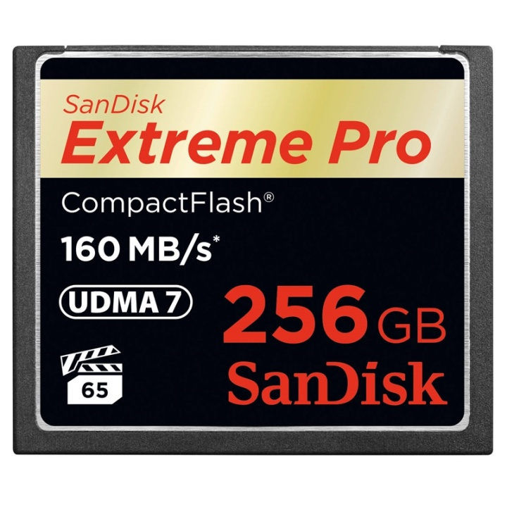 SANDISK Memorycard CF Extreme Pro 256GB 160MB/s UDMA7 in de groep HOME ELECTRONICS / Opslagmedia / Geheugenkaarten / Compact Flash bij TP E-commerce Nordic AB (38-77982)