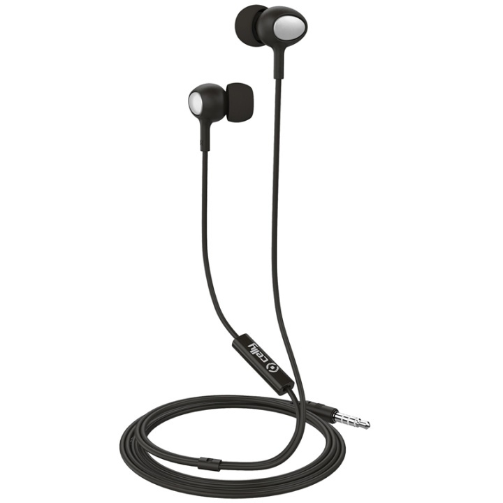 Celly UP500 Stereoheadset In-ear Sv in de groep HOME ELECTRONICS / Audio & Beeld / Koptelefoon & Accessoires / Koptelefoon bij TP E-commerce Nordic AB (38-78120)