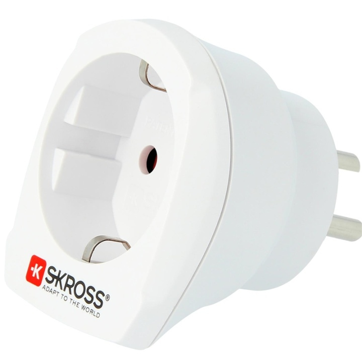 SKROSS El-Adapter Europa -> Danmark in de groep HUISHOUDEN & TUIN / Elektriciteit & Verlichting / Reisadapters bij TP E-commerce Nordic AB (38-78287)