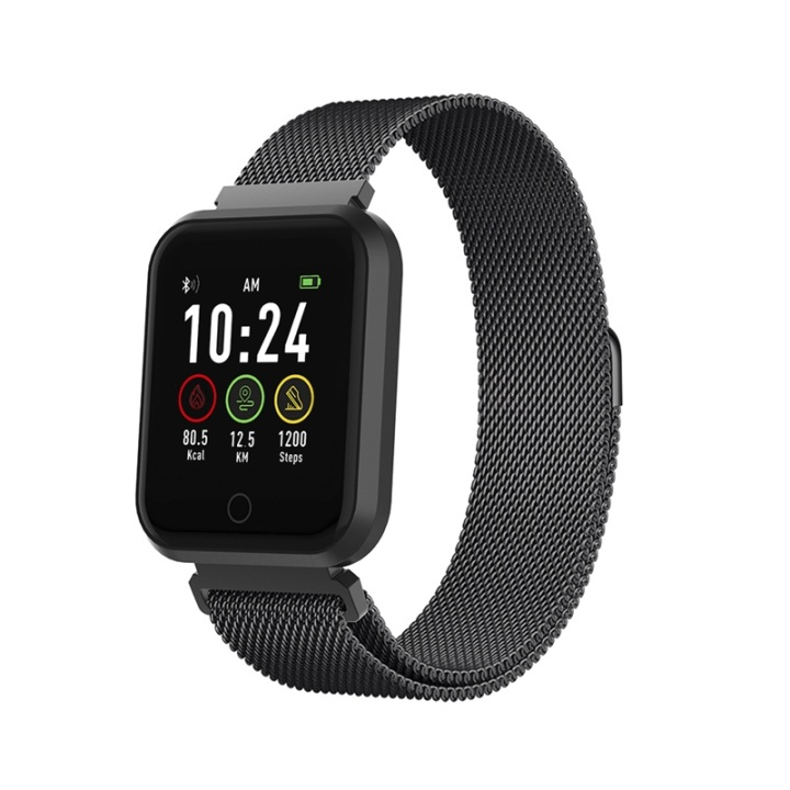 Forever ForeVigo Smartklocka SW-300, Svart in de groep SPORT, VRIJE TIJD & HOBBY / Smartwatch & Activiteitsmeters / Smartwatches bij TP E-commerce Nordic AB (38-78755)