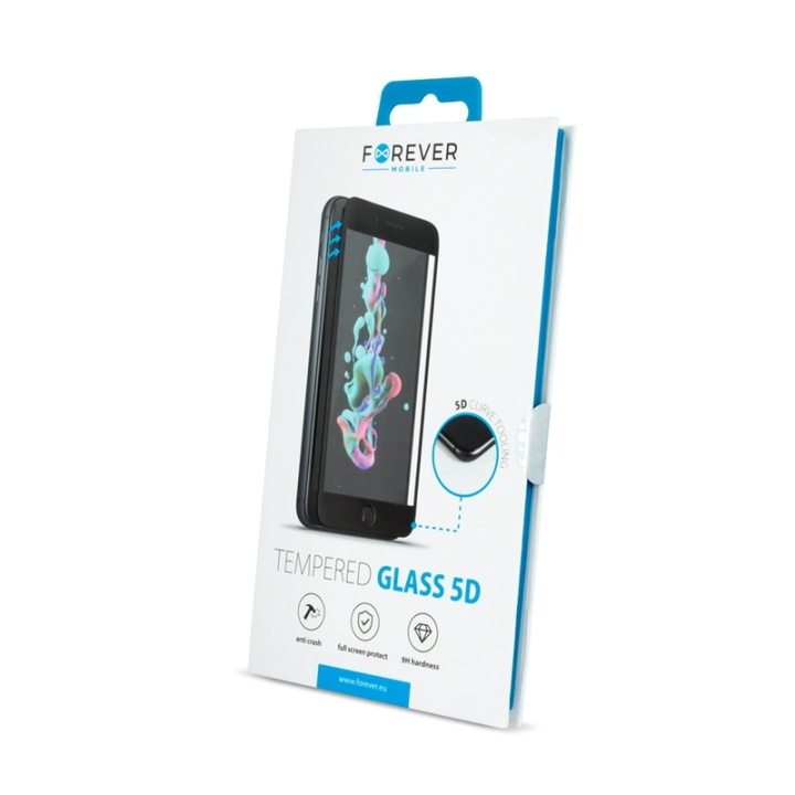 Forever Gehard glas 5D voor Samsung A50/A30s/A50s zwart frame in de groep SMARTPHONE & TABLETS / Mobielbescherming / Samsung bij TP E-commerce Nordic AB (38-78833)