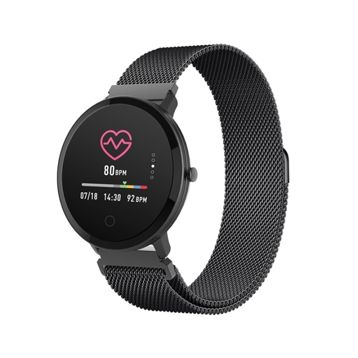 Forever ForeVive smartwatch, SB-320, zwart in de groep SPORT, VRIJE TIJD & HOBBY / Smartwatch & Activiteitsmeters / Smartwatches bij TP E-commerce Nordic AB (38-78858)