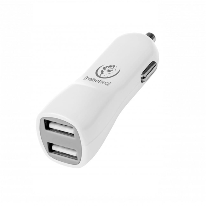 Rebeltec Snelle DUAL A20 autolader in de groep AUTO / Auto-accessoires / 12 volt-accessoires bij TP E-commerce Nordic AB (38-78959)
