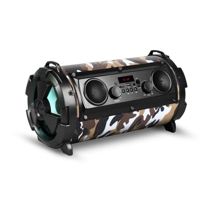 Rebeltec SoundTube Draadloze Bluetooth-luidspreker, Camouflage in de groep HOME ELECTRONICS / Audio & Beeld / Luidsprekers & accessoires / Bluetooth-luidsprekers / Draagbare luidsprekers bij TP E-commerce Nordic AB (38-78986)