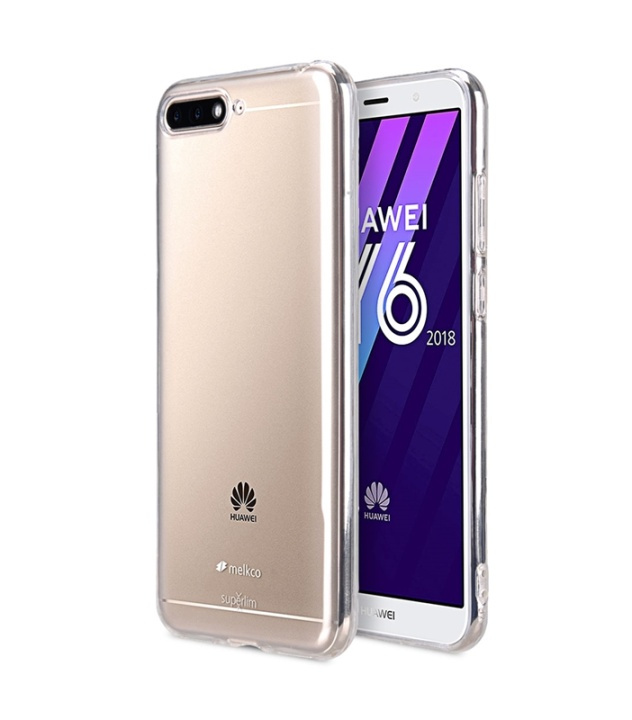 Transparant TPU-hoesje voor Huawei Y6 2018 in de groep SMARTPHONE & TABLETS / Mobielbescherming / Huawei/Honor bij TP E-commerce Nordic AB (38-79138)