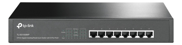 TL-LINK 8-Port Gigabit PoE+ Switch, 8 Gigabit RJ45 Ports, 802.3at/af in de groep COMPUTERS & RANDAPPARATUUR / Netwerk / PoE bij TP E-commerce Nordic AB (38-79258)