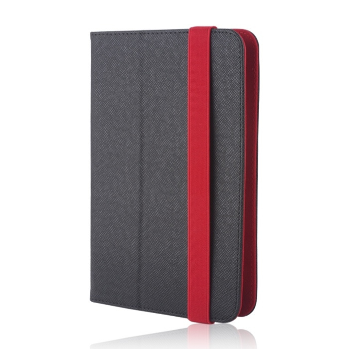 Universele hoes voor tablets 7-8\'\', Zwart/Rood in de groep SMARTPHONE & TABLETS / Tablet bescherming / Universele bescherming bij TP E-commerce Nordic AB (38-79355)