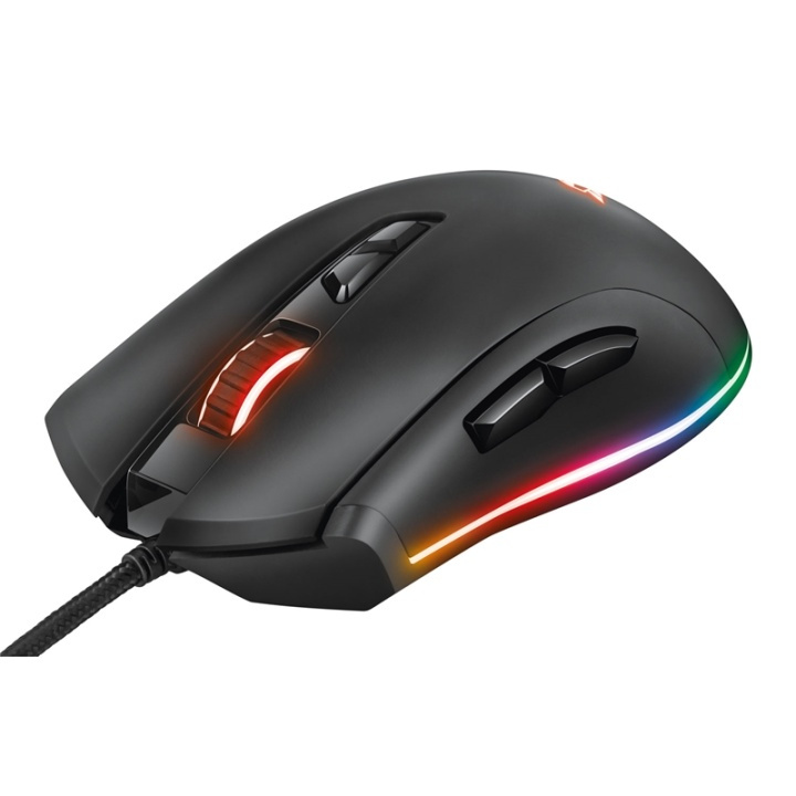 Trust GXT 900 Kudos RGB Gaming muis in de groep COMPUTERS & RANDAPPARATUUR / Muizen en toetsenborden / Muizen / Met kabel bij TP E-commerce Nordic AB (38-79418)
