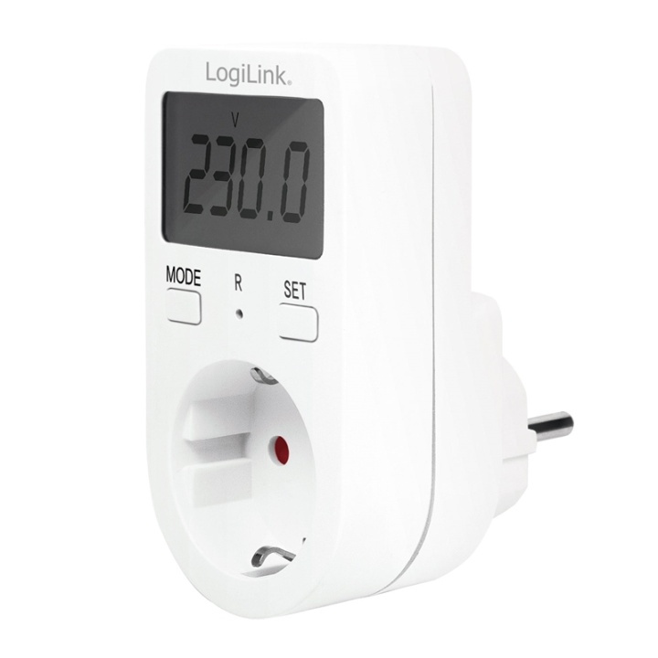 LogiLink Energimätare m kostnadsberäkn. in de groep HUISHOUDEN & TUIN / Smart home / Energie meter bij TP E-commerce Nordic AB (38-79474)
