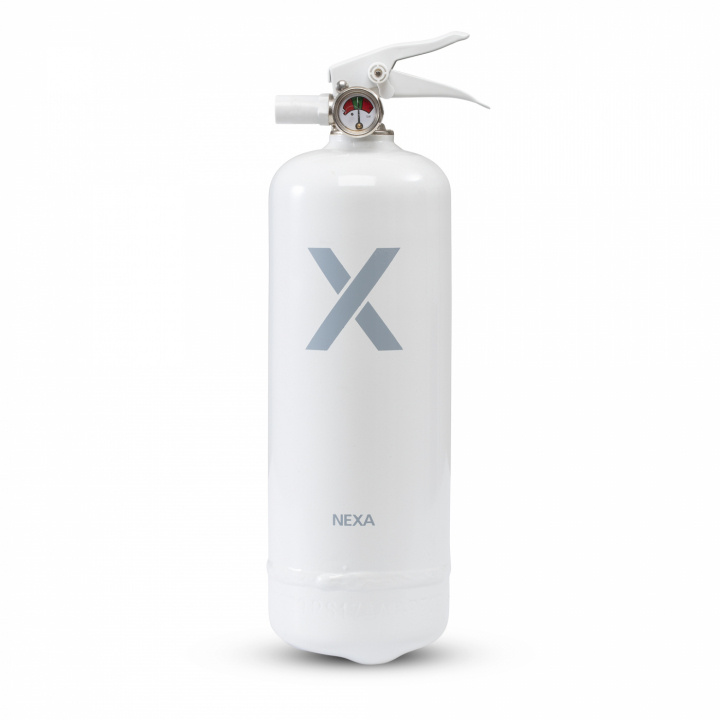 Nexa Fire & Safety Brandsläckare Vit 1kg 8A in de groep HUISHOUDEN & TUIN / Alarm & Beveiliging / Vuur, rook, gas / Brandblussers bij TP E-commerce Nordic AB (38-79485)