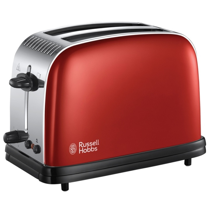 Russell Hobbs Colours Red 2 Slice Toaster in de groep HUISHOUDEN & TUIN / Huishoudelijke apparaten / Broodroosters & Broodgrills / Broodroosters bij TP E-commerce Nordic AB (38-79517)
