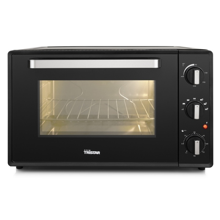 Tristar Varmluftsugn 48l Svart Timer in de groep HUISHOUDEN & TUIN / Huishoudelijke apparaten / Werkbladen en kookplaat bij TP E-commerce Nordic AB (38-79544D)