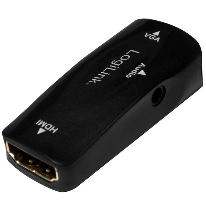 LogiLink HDMI-hona -> VGA-hona + ljud in de groep HOME ELECTRONICS / Kabels & Adapters / HDMI / Adapters bij TP E-commerce Nordic AB (38-79636)
